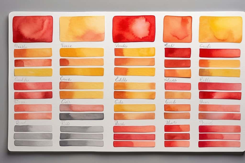 Leonardo_Diffusion_XL_Watercolor_CHECK_LIST_in_shades_of_red_a_0